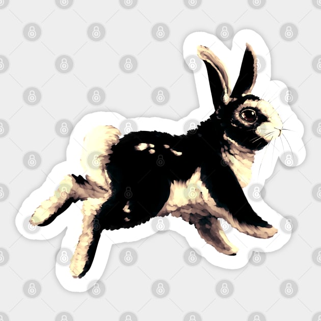 Bunny Rabbit Sticker by RudeRubicante